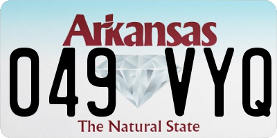 AR license plate 049VYQ