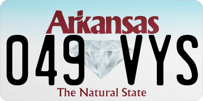 AR license plate 049VYS