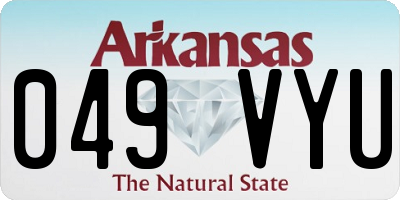 AR license plate 049VYU