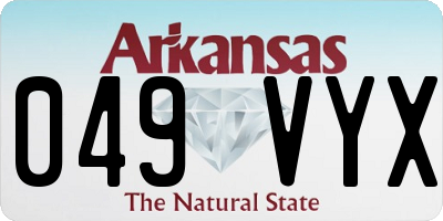 AR license plate 049VYX