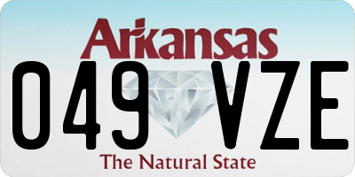 AR license plate 049VZE
