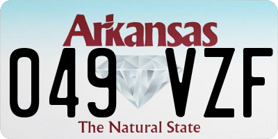 AR license plate 049VZF