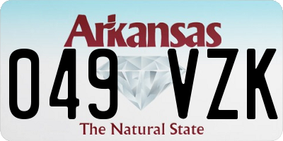 AR license plate 049VZK