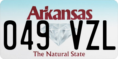 AR license plate 049VZL