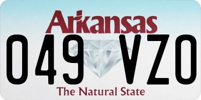 AR license plate 049VZO