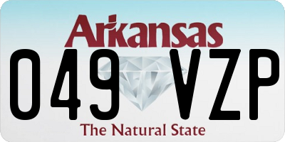 AR license plate 049VZP