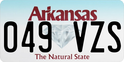 AR license plate 049VZS