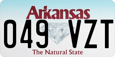 AR license plate 049VZT
