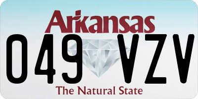 AR license plate 049VZV