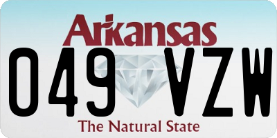 AR license plate 049VZW