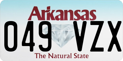 AR license plate 049VZX