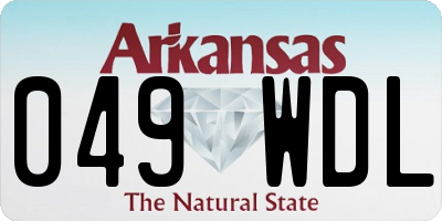 AR license plate 049WDL