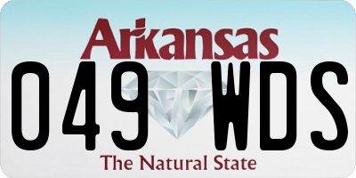 AR license plate 049WDS