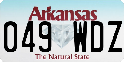 AR license plate 049WDZ