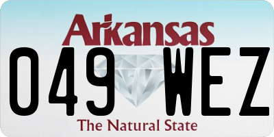 AR license plate 049WEZ