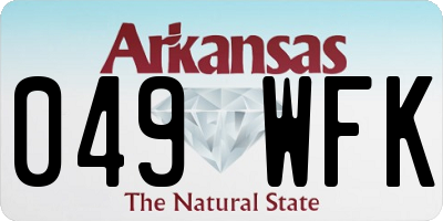 AR license plate 049WFK