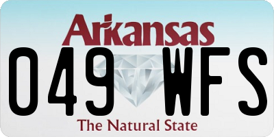 AR license plate 049WFS