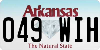 AR license plate 049WIH