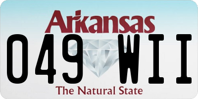 AR license plate 049WII