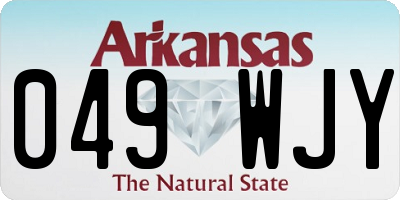 AR license plate 049WJY