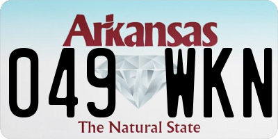 AR license plate 049WKN