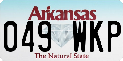 AR license plate 049WKP