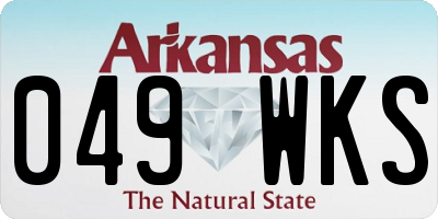 AR license plate 049WKS
