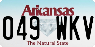 AR license plate 049WKV