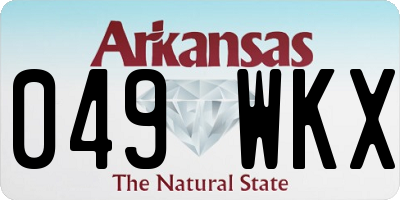 AR license plate 049WKX