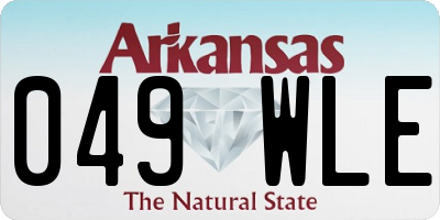 AR license plate 049WLE