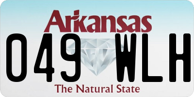 AR license plate 049WLH