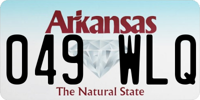 AR license plate 049WLQ