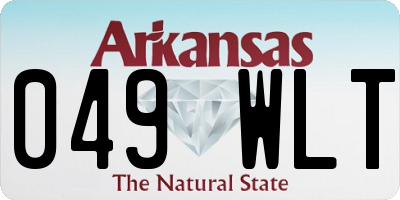 AR license plate 049WLT