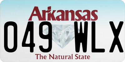 AR license plate 049WLX