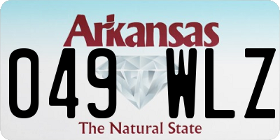 AR license plate 049WLZ