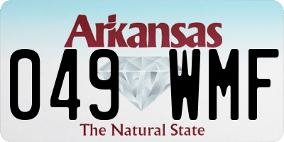 AR license plate 049WMF
