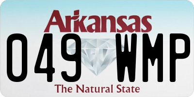 AR license plate 049WMP