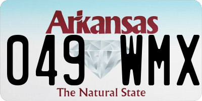 AR license plate 049WMX