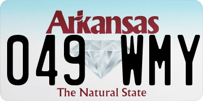 AR license plate 049WMY