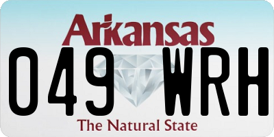 AR license plate 049WRH