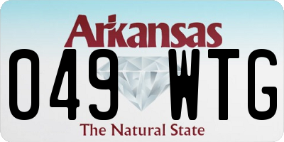 AR license plate 049WTG