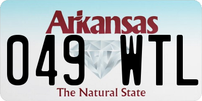 AR license plate 049WTL