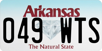 AR license plate 049WTS