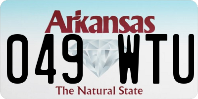 AR license plate 049WTU