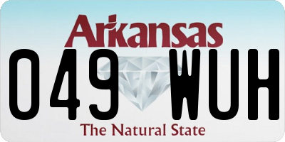 AR license plate 049WUH