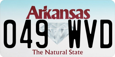 AR license plate 049WVD