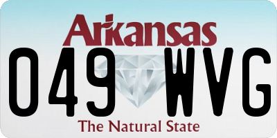 AR license plate 049WVG