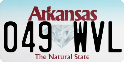 AR license plate 049WVL