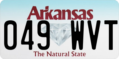 AR license plate 049WVT