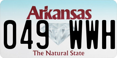 AR license plate 049WWH